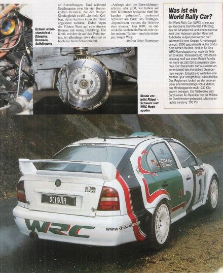 Skoda Octavia WRC.